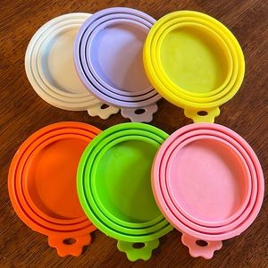 WANBAO 6 Pcs Food Can Lids Pet Can Covers for All Standard Size Dog and Cat Food